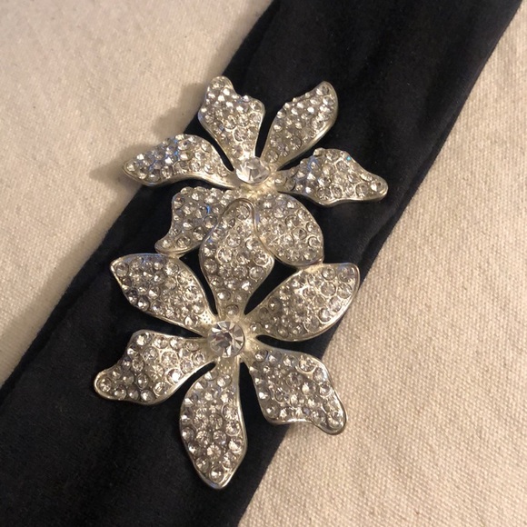 🌸 Cute custom made floral crystal headband - Picture 3 of 8